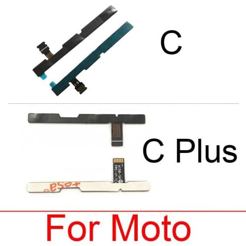 Power & Volume Flex Cable For Motorola MOTO C Play Plus XT1723 XT1724 Side Key Button Switch Audio Control Flex Cable Parts