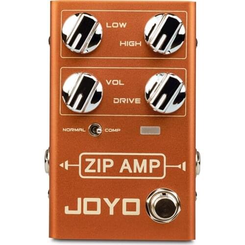 JOYO R-04 ZIP AMP Overdrive Guitar Effect Pedal for Rocker Strong Compression Overdrive Mini pedal Bass Pedal Guitar Accessories