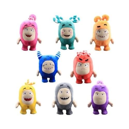 Kawaii toy Oddbods Cartoon Plush Toys Cute soft toys Fuse Pogo Bubbles Slick Zeke Jeff Plush Doll Toys For baby Gift
