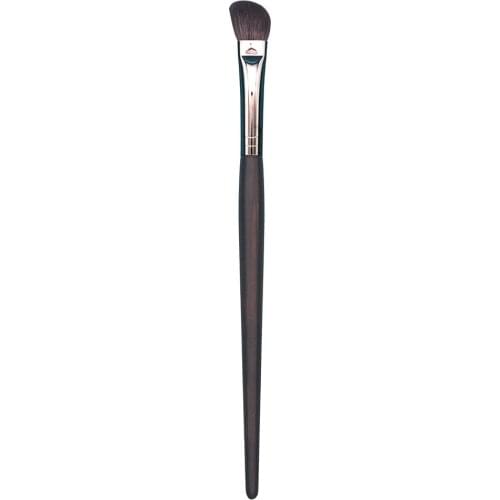 D068 Professional Handmade Makeup Brush Soft Saikoho Goat Hair Angled Eye Shadow Brush Ebony Handle Make Up Brushes