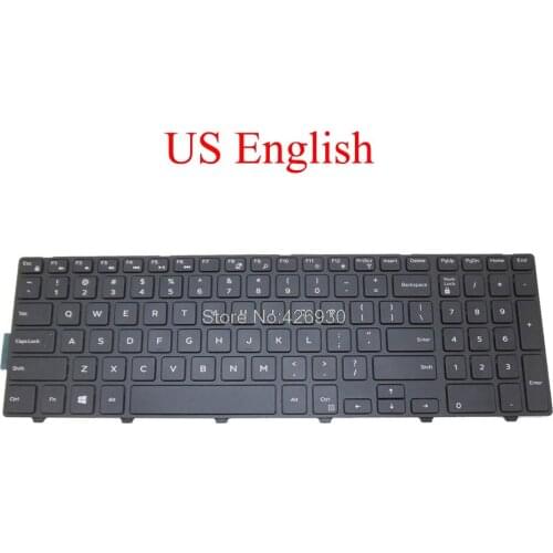 Backlit US Keyboard For DELL For Inspiron 3541 3542 3543 5542 5545 5547 5551 5552 5555 5557 5558 5559 5759 7557 English 0G7P48