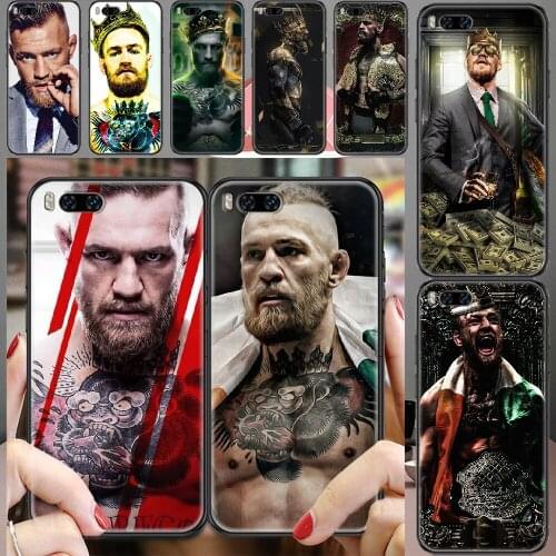 Conor McGregor Irish Fighter Phone case For Xiaomi Mi Max Note 3 A2 A3 8 9 9T 10 Lite Pro Ultra black luxury funda painting