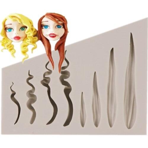 Tousle Needle Cooking Tools Decoration Silicone Mold Baking Fondant Sugar Craft Molds Diy Cake Cake