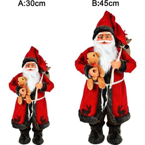 Santa Claus Doll Merry Christmas Christmas Decorations For Home Navidad Natal Christmas Gifts Happy New Year 2021 Christmas