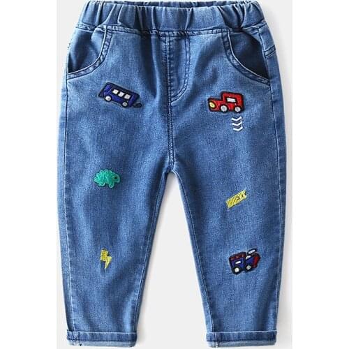 Spring Girls Jeans Baby Kids Jeans for Children Boys Girls Leggings Denim Pants Toddler Pants Girls Kids Pants for Boy Girl 2-6Y