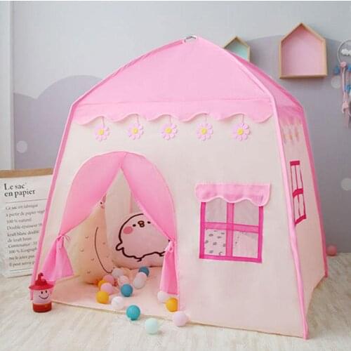 Small Indoor Girl Pink Princess Toy House Boy Play House Small House Children Tent Independent Space For Babies