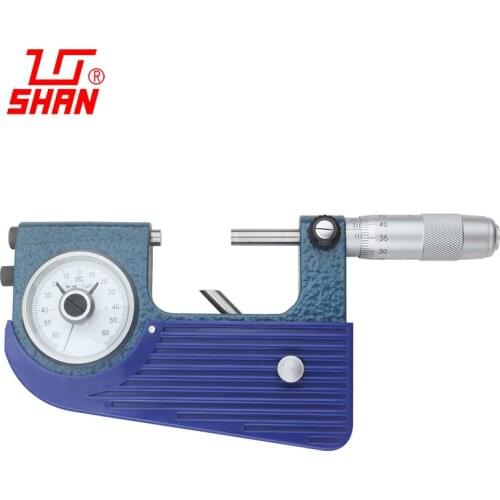 25-50mm Lever micrometer high precision 0.001 dial micrometer outer diameter spiral micrometer indicator snap micrometer