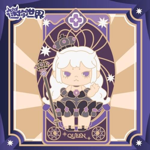 Mimi World Dharma Torat Metal Badge Blind Box Random Toys Anime Action Figure Surprise For Gift Birthday 9Pcs/Set