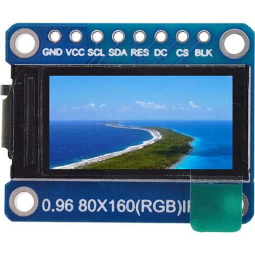 New-Ips 0.96 Inch 8 Pin Spi Hd 65K Full Color Tft Module St7735 Drive Ic 80 x 160 Lcd Display 3.3V Spi Interface For Arduino D
