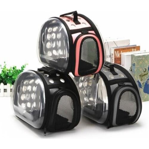 Cat Carrier Bag Cat Pet Cage For Traveling Dog Box Transport Cat Bag Travel Pet Portable Backpack Breathable Space Portable