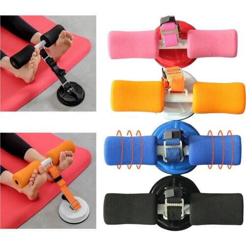Sit Up Bar Assist with Belt for Leg Abs Thigh Suction Floor Exercise Stand