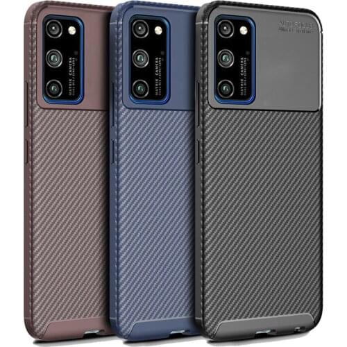 100 pcs For Huawei honor 8X Max Silicone Beetle Solid Color Drop Protection Phone Case For Huawei honor 8X 8C