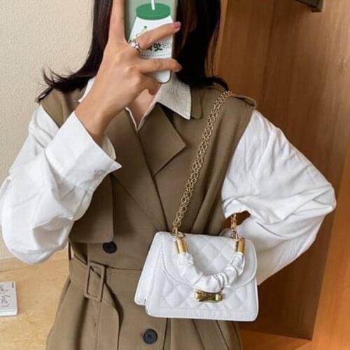 Crossbody Bags for Women Shoulder Bag Handbag Women Purse Lingge Designer Bag Fashion PU Leather Chain 2021 Messenger Female Bag