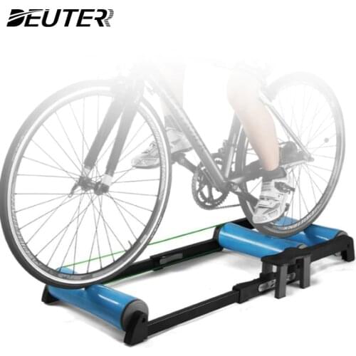 DEUTER Bicycle Riding Platform Aluminium Alloy Mute Indoor Exercise Home Gym Adjustable MTB Road Bike Roller Bike Trainer