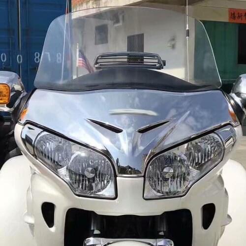 3 Holes Windscreen Windshield With Fresh Air Vent For 2001 -2006 2007 2008 2009 2010 2011 2012 2013 Honda Goldwing 1800 GL1800