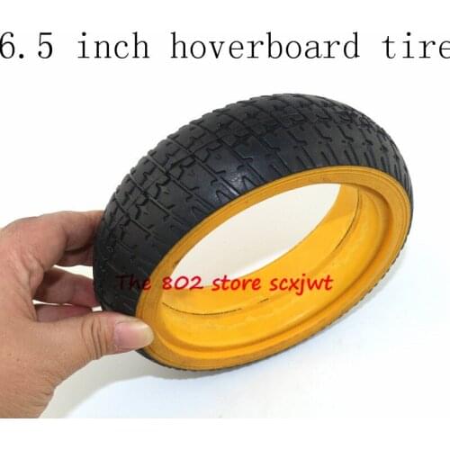 High Quality 3 Color 6.5 Inch Solid Tyre 6.5''tubeless Tire Non-Pneumatic Tire for Electric Scooters Two Wheels Hoverboards