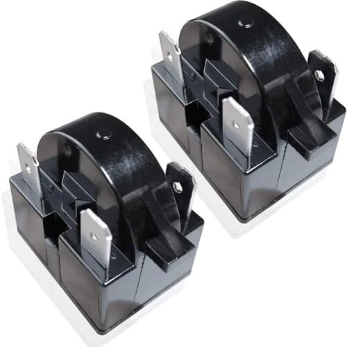 SANQ Replacement Part 3 Pin QP2-4.7/ QP2-4R7 4.7 Ohm Refrigerator PTC Start/Starter Relay For Most Mini Fridges And Coolers