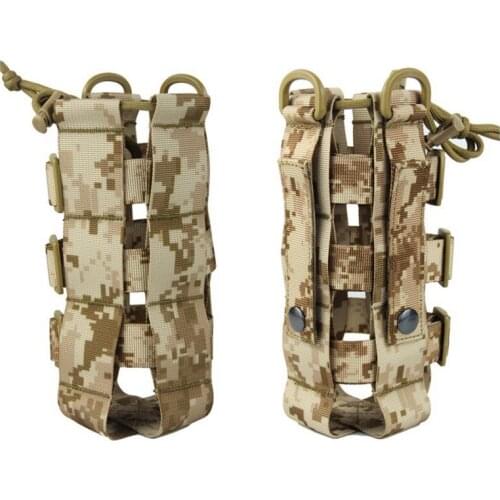 1PC Outdoor Bottle Pouch Military Kettle Bag Portable Sport Pouch for Camping Hiking Bottle Equipment Survival Kits Carrier