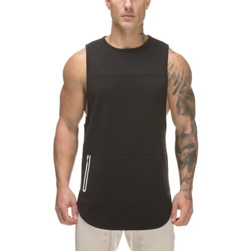 2021Modal Mens Sports Vest Fitness Running Training Quick-drying Vest Slim Breathable Sleeveless Men Gym Tank Top Men Clothing