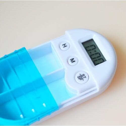 3Pcs Smart Countdown Time Reminder Medicine Box with timing device design for old people and patient