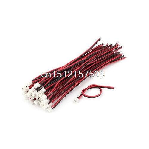 47 Pcs 2mm 2-Pin Female JST-XH Connector Adaptor w Wire Cable 15cm