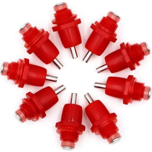 5Pcs Red Chicken Nipples Drinking Chicken With Automatic Water Dispenser High Quality Spring Type Chicken Mouth Drinking Water