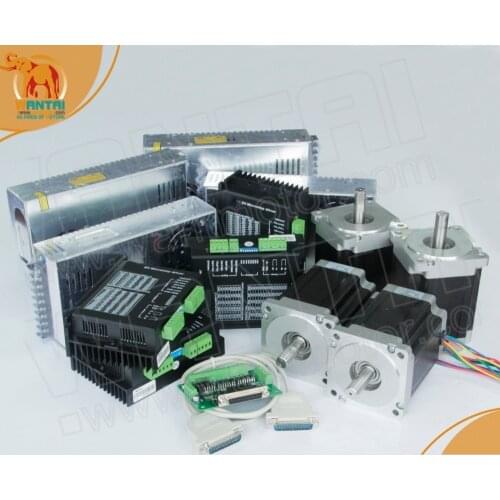 80% discount & Germany or USA Ship) Nema 34 Wantai Stepper Motor 1232oz-in,5.6A,4 Axis CNC 3D Reprap Printer of wantaimotor