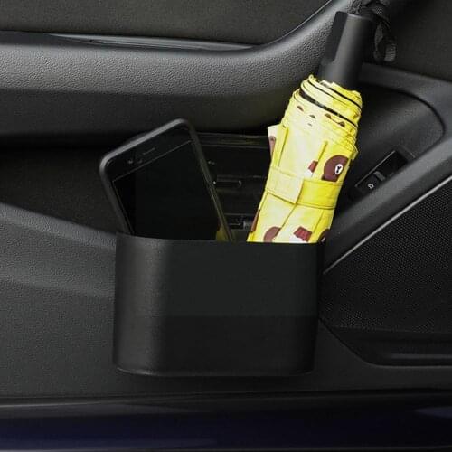 Car Trash Bin Hanging Vehicle Garbage Dust Case Storage Pressing Office Mini Table Trash Box Type Can Can Bedside Trash Squ Y4C9