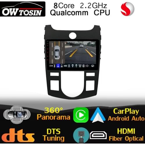 Qualcomm 8Core Android Car Multimedia GPS Radio For Kia Cerato Forte K3 2 TD 2008-2013 HDMI 360 Camera CarPlay WiFi 4G LTE HIFI