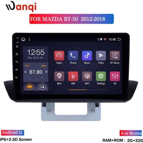 2G +32G 9 inch Car GPS Navigation Android 8.1 Stereo for 2012-2018 Mazda BT-50 Overseas version Radio Steering Wheel ContROL