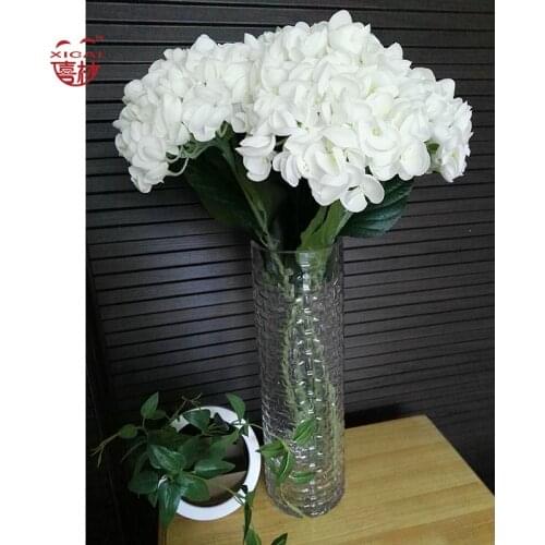 1 Piece(or 5 Pieces)/Combo Large Size (20cm Diameter) Silk Flowers Home/Wedding/Holiday Decoration Artificial Flowers Hydrangea