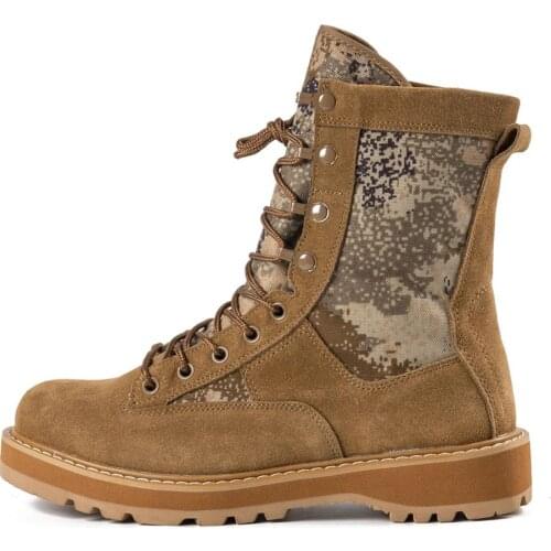 Digital Camoflage Tactical Military Brown Men Army Green Safety Besert Boots Suede Shoes