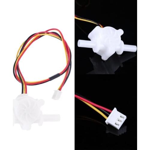 D08D 0.25-3.0 L/min OD 6mm Water Flow Sensor Fluid Flow Meter Hall Magnetic Switch