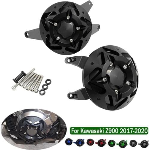 For Kawasaki Z900 Motorcycle CNC Engine Cover Stator Case Protection Guard Crash Pad Frame Slider Z900 Z 900