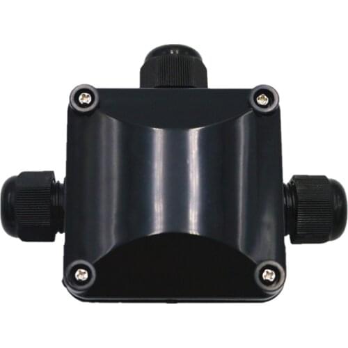 IP68 3 Way Outdoor Waterproof ABS Plastic Electrical Cable Junction Box Connector