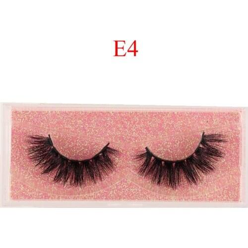 DOCOCER 3D Eyelash Handmade Makeup Full Stripe Soft Water Eyelashes Fluffy Eyelashes Full Volume False Eyelashes E04