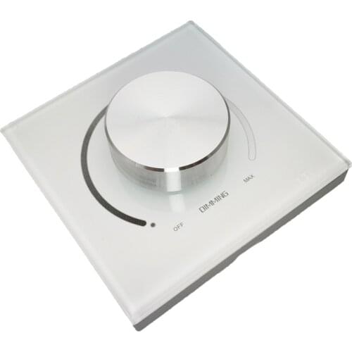 New Dali Dimmer for COB Lights Led Strip Switch Wall Mount Dimmable 86 Type Knob Panel Controller