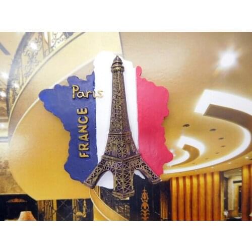 Resin Eiffel Tower Fridge Magnet French Paris Memorial Products French Paris magnetic Fridge Magnets Eiffel souvenir GIFT