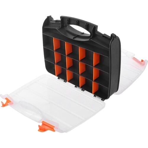 Portable Carry Tools Storage Case Spanner Screw Parts Hardware Organizer Box