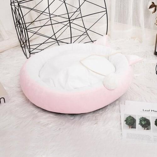 Simple Soft Cat Bed Non-slip Pet Pads Breathable Dog Kennel Winter Warm Sleeping Sofa Mats Pet Supplies