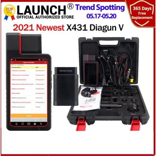 2021 LAUNCH X431 Diagun V OBD2 Code Reader Auto diagnostic tool full system scanner OBD Scan tool Update Online pk MK808 CRP909E
