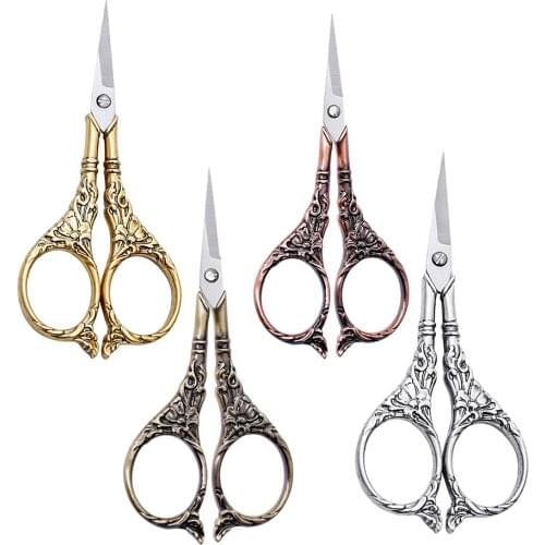 Vintage European Style Scissors for Embroidery, Sewing, Craft, Art Work & Everyday Use