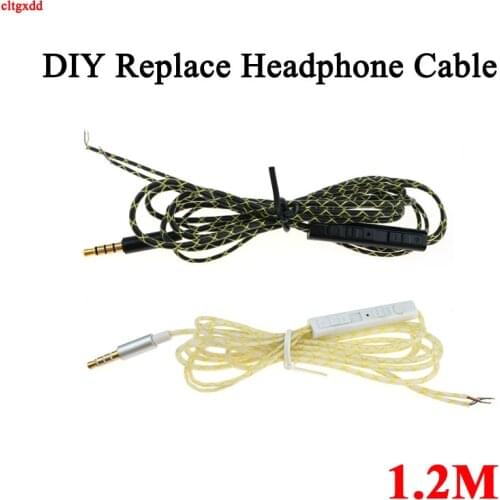 1PCS High Qulity copper wire Earphone Maintenance Wire for DIY Replace Headphone Cable 3.5mm plug Audio Cable Repair wire rod