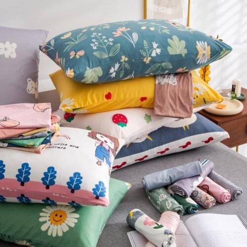 10 Antibacterial and anti-mite Skin-friendly fabric Knitted Cotton pillowcase