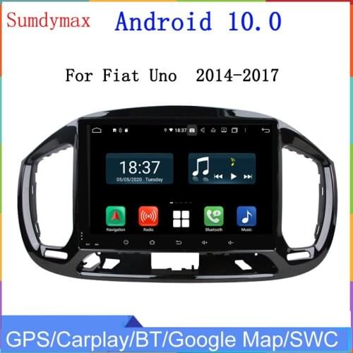 9inch big touch screen special android 10.0 car dvd player for fiat Uno 2014-2017 car multimedia gps navigation wifi