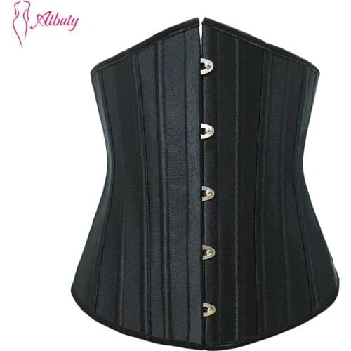 Atbuty Sexy Corset Underbust XS-6XL Plus Size Waist Corsets Tight Lacing Lingerie Body Shaper
