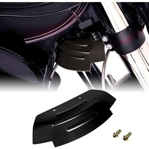 Black Lower Triple Tree Wind Deflector For Victory Cross Country Magnum ABS 2010-2017