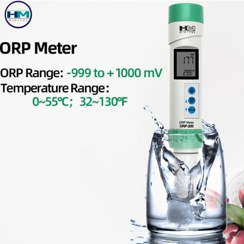 HM Digital ORP-200 Waterproof IP-67 rating ORP Meter With Automatic Calibration Function Simultaneous Temperature Display 40%Off