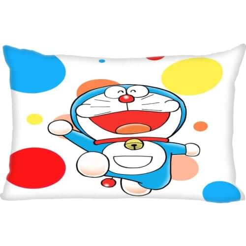 Hot Sale Custom Double Sided Pillow Slips Anime Doraemon Rectangle Pillow Covers Bedding Comfortable Cushion/High Quality