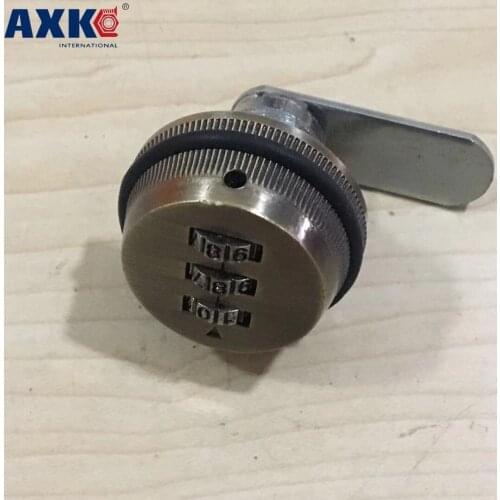 AXK Combination Cabinet Lock Black/Silver Zinc Alloy Password Locks Security Home Automation Cam Lock For Mailbox Cabinet Door